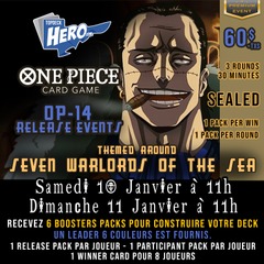 One Piece OP-14 Release Event - Samedi le 10 Janvier 11h